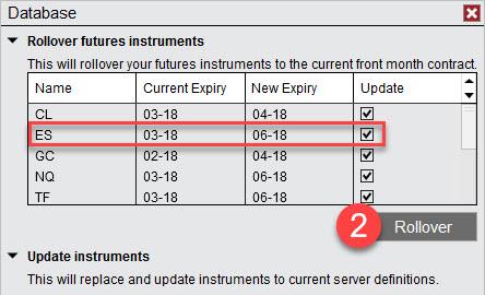 NinjaTrader Rollover 2