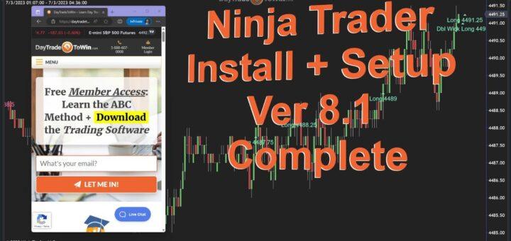 Ninja trader installation