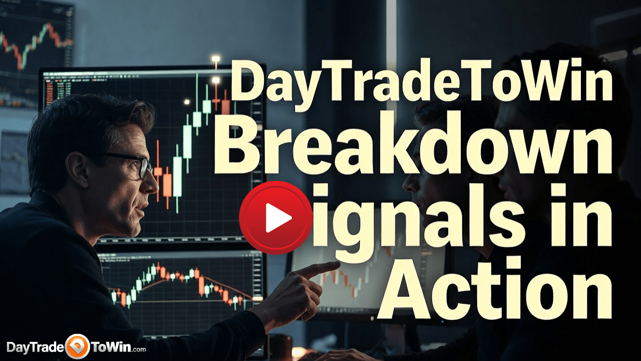How DayTradeToWin Breakdown Signals in Action